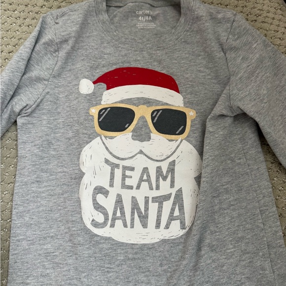 Kids Christmas Graphic long sleeve Tees 4T - Picture 4 of 6